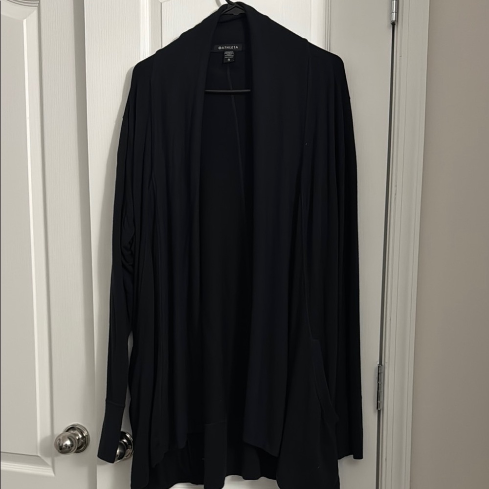Athleta Women's Black  Cardigan Sweater